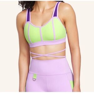 Peloton x Brittany Allen Colorblock Sports Bra M